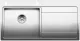 BLANCO Kchensple Divon II 5 S-IF Edelstahlsple / Einbausple Flachrand mit Ablaufsystem InFino und Drehknopfventil