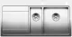 BLANCO Kchensple Divon II 6 S-IF Edelstahlsple / Einbausple Flachrand mit Ablaufsystem InFino und Drehknopfventil