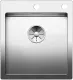 BLANCO Kchensple Claron 400-IF/A Edelstahlsple / Einbausple Flachrand mit Ablaufsystem InFino und PushControl