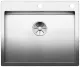 BLANCO Kchensple Claron 550-IF/A Edelstahlsple / Einbausple Flachrand mit Ablaufsystem InFino und PushControl