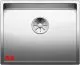 BLANCO Kchensple Claron 500-IF Edelstahlsple / Einbausple Flachrand mit Ablaufsystem InFino und Handbettigung