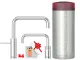 QUOOKER Nordic Square Twintaps Combi (+) B Einhebelmischer Chrom & 100�C Armatur als Set (COMBI+NSMSCHRTT)