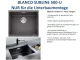 ❎ BLANCO Subline 500-U Silgranit PuraDurII Granitsple / Unterbaubecken Ablaufsystem InFino mit Handbettigung