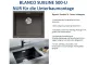 ❎ BLANCO Subline 500-U Silgranit PuraDurII Granitsple / Unterbaubecken Ablaufsystem InFino mit Handbettigung
