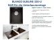BLANCO Subline 320-U Silgranit PuraDurII Granitsple / Unterbaubecken Ablaufsystem InFino mit Handbettigung