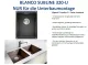 BLANCO Subline 320-U Silgranit PuraDurII Granitsple / Unterbaubecken Ablaufsystem InFino mit Handbettigung