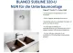 BLANCO Subline 320-U Silgranit PuraDurII Granitsple / Unterbaubecken Ablaufsystem InFino mit Handbettigung