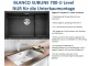 BLANCO Subline 700-U Level Silgranit PuraDurII Granitsple / Unterbaubecken Ablaufsystem InFino mit Handbettigung