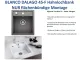BLANCO Kchensple Dalago 45 F Silgranit PuraDurII Granitsple Flchenbndig mit Hahnlochbank und Drehknopfventil
