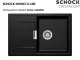 ❎ SCHOCK Kchensple Mono D-100 Cristadur Nano-Granitsple / Einbausple mit Drehexcenter