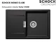 ❎ SCHOCK Kchensple Mono D-100 Cristadur Nano-Granitsple / Einbausple mit Drehexcenter
