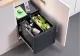 BLANCO Abfalltrennsystem Botton Pro 45/2 Manuell Abfallsystem zum Einbau hinter Drehtren ab 45cm Unterschrank