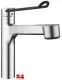 KWC Vita Pro 2.0 10.521.033.000LLFL Einhebelmischer Chrom mit Zugauslauf mit Brause geeignet Medizinischer Bereich (125248)
