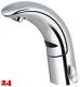 KWC IQUA Tronic K.12.JK.52.000N23 Automatik Armatur Chrom Infrarotsensorik berhrungslos Waschtisch (K.12.JK.52.000N23)