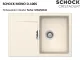 SCHOCK K�chensp�le Mono D-100S Cristadur� Nano-Granitsp�le / Einbausp�le mit Drehexcenter