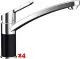 SCHOCK Kchenarmatur SC-90 Cristadur Classic Line Einhebelmischer Festauslauf 360 schwenkbarer Auslauf mit Materialhlse