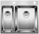 BLANCO Kchensple Andano 340/180-IF/A Edelstahlsple / Einbausple Flachrand mit Ablaufsystem InFino und PushControl