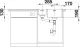 BLANCO Kchensple Andano 340/180-IF/A Edelstahlsple / Einbausple Flachrand mit Ablaufsystem InFino und PushControl