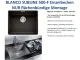 BLANCO Subline 500-F Silgranit PuraDurII Granitsple Flchenbndig Ablaufsystem InFino mit Handbettigung