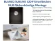 BLANCO Subline 320-F Silgranit PuraDurII Granitsple Flchenbndig Ablaufsystem InFino mit Handbettigung