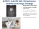 BLANCO Subline 320-F Silgranit PuraDurII Granitsple Flchenbndig Ablaufsystem InFino mit Handbettigung