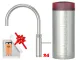 ✅ QUOOKER FUSION Round Combi B Einhebelmischer Edelstahl & 100�C Armatur Kochendwasserhahn (COMBIFNRSST)