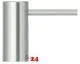 QUOOKER NORDIC Seifenspender Edelstahl Splmittelspender / Dispenser (SDSST)