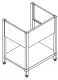 KWC PROFESSIONAL Maxima Untergestell MAXF70-60 passend zu Maxima Gewerbesplen MAXS100-70