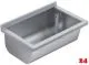 KWC PROFESSIONAL Sirius Universalwaschtrog BS312N fugenlos verschweiter Waschtrog fr Wandmontage Ablauf rechts