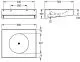 KWC PROFESSIONAL Anima Einzelwaschtisch ANMX600 fr Wandmontage fugenlos eingeschweites Rundbecken ohne Hahnlochbohrung