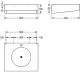 KWC PROFESSIONAL Anima Einzelwaschtisch ANMX601 fr Wandmontage fugenlos eingeschweites Rundbecken mit 1 Hahnlochbohrung mittig  35mm