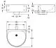 KWC PROFESSIONAL Anima Einzelwaschtisch ANMX462 fr Wandmontage fugenlos eingeschweites Becken