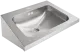 KWC PROFESSIONAL Anima Einzelwaschtisch WT500A-M fr Wandmontage fugenlos eingeschweites Becken mit Armaturenbohrung  35mm