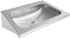 KWC PROFESSIONAL Anima Einzelwaschtisch WT600A-M fr Wandmontage fugenlos eingeschweites Becken mit Armaturenbohrung  35mm