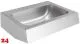 KWC PROFESSIONAL Anima Waschtisch CM700N Einzelwaschtisch CONFORT f�r Wandmontage ohne �berlauf und ohne Hahnlochbohrung (3600005551)
