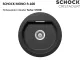 SCHOCK K�chensp�le Mono R-100 Cristadur� Nano-Granitsp�le / Runde Sp�le mit Drehexcenter