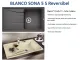 BLANCO Kchensple Sona 5 S Silgranit PuraDurII Granitsple / Einbausple mit Handbettigung