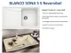 BLANCO Kchensple Sona 5 S Silgranit PuraDurII Granitsple / Einbausple mit Handbettigung