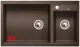 BLANCO Kchensple Metra 9 Silgranit PuraDurII Granitsple / Einbausple mit Handbettigung