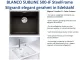 BLANCO Subline 500-IF SteelFrame Materialmix Silgranit mit Edelstahl Einbausple mit Ablaufsystem InFino MEX