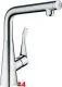 HANSGROHE Kchenarmatur Metris Select M71 Chrom Einhebelmischer 320 mit Festauslauf, 1jet (14883000)