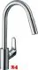 HANSGROHE Kchenarmatur Focus M41 Chrom Einhebelmischer 240 mit Zugauslauf als Ausziehbrause, 2jet (31815000)