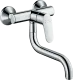 HANSGROHE Kchenarmatur Focus M41 Chrom Einhebelmischer fr Wandmontage, 1jet 180 schwenkbarer Auslauf (31825000)