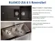 BLANCO Kchensple Zia 6 S Silgranit PuraDurII Granitsple / Einbausple mit Drehknopfventil
