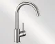 BLANCO Kchenarmatur Mida Chrom Einhebelmischer / Spltischarmatur mit Festauslauf 360 schwenkbarer Auslauf