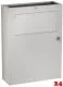 KWC PROFESSIONAL Rodan Hygieneabfallbehlter RODX612 fr die Aufputzmontage ohne Nachfllmedien