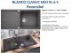 ✅ BLANCO Classic Neo XL 6-S Silgranit PuraDurII Granitsple / Einbausple Ablaufsystem InFino Farbe Felsgrau mit Drehknopfventil