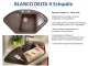 BLANCO Ecksple Delta II Silgranit PuraDurII Granitsple / Einbausple Ablaufsystem InFino mit Drehknopfventil