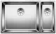 BLANCO Kchensple Andano 500/180-U Edelstahlsple / Unterbaubecken mit Ablaufsystem InFino und Handbettigung