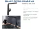 BLANCO Kchenarmatur Avona-S Silgranit-Look Einhebelmischer mit Zugauslauf 190 schwenkbarer Auslauf